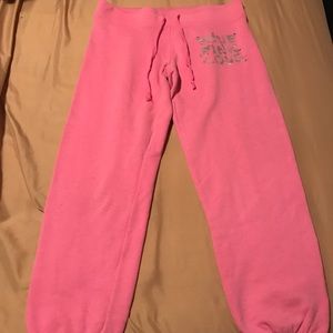 VS PINK cropped sweat pants